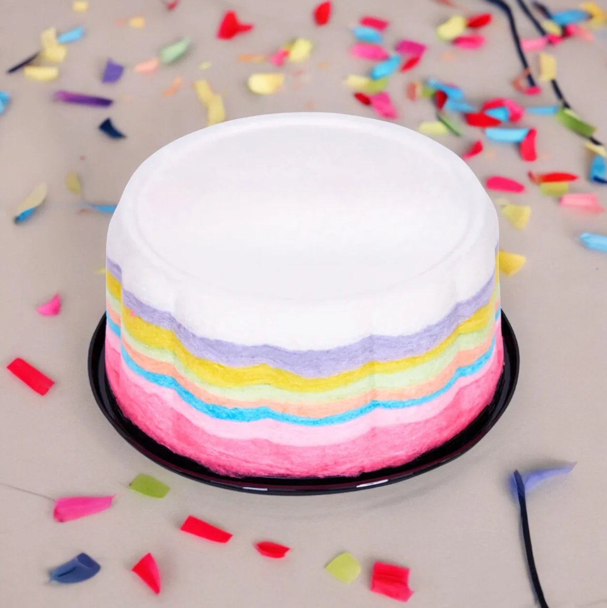 Rainbow Cotton Candy Cake - Image 4